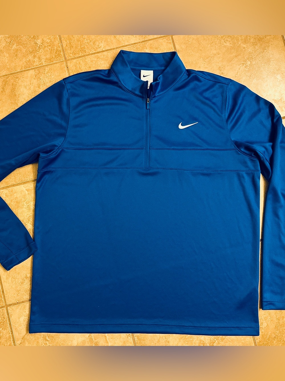 Nike Men’s Long-Sleeve 1/4 Zip Royal Blue
